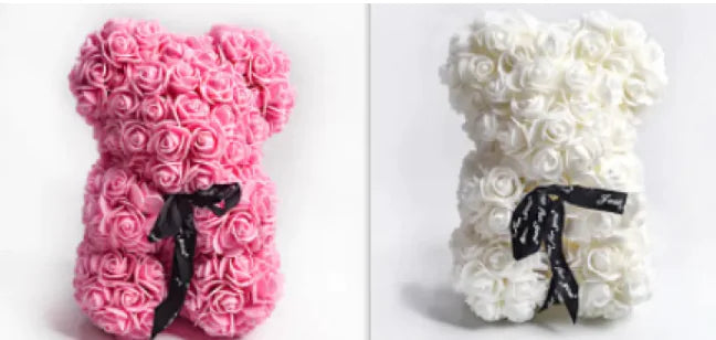 Oso Rosa Teddy - Oso de Rosas de Espuma PE para el Día de San Valentín