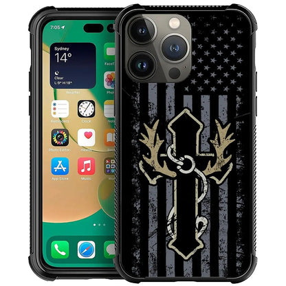 Funda de teléfono compatible con iPhone 14 Pro Max - Compatible con carga inalámbrica, carcasa trasera rígida de PC y parachoques de TPU con diseño de gato S Poppies