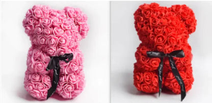 Oso Rosa Teddy - Oso de Rosas de Espuma PE para el Día de San Valentín