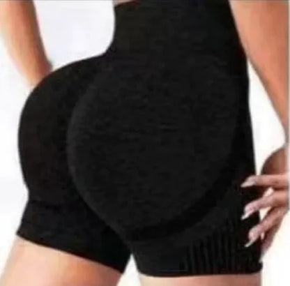 Seamless High-Waist Yoga Shorts