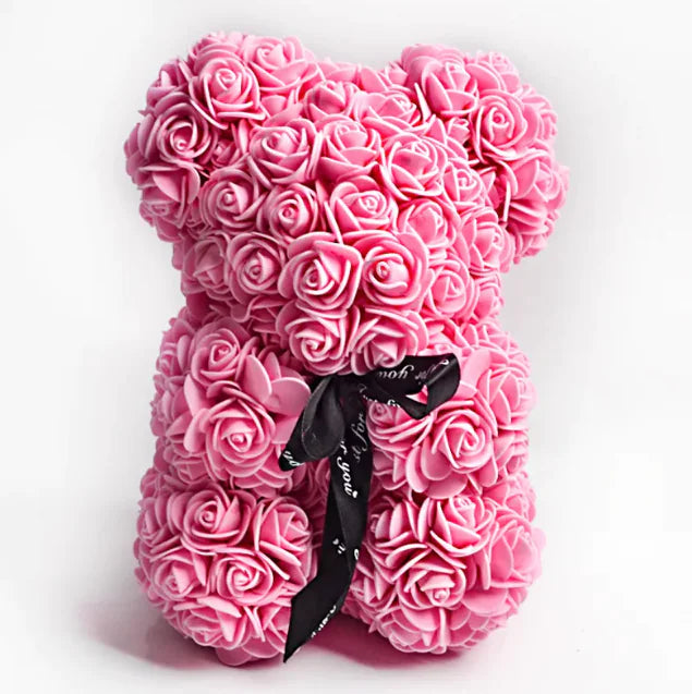 Oso Rosa Teddy - Oso de Rosas de Espuma PE para el Día de San Valentín