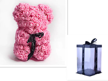 Oso Rosa Teddy - Oso de Rosas de Espuma PE para el Día de San Valentín