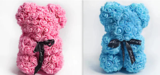 Oso Rosa Teddy - Oso de Rosas de Espuma PE para el Día de San Valentín